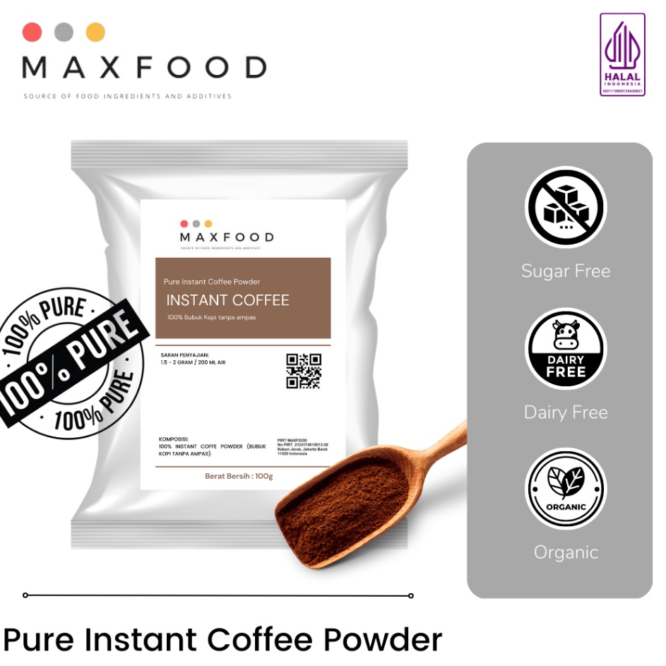 

PROMO SALE Bubuk Kopi Instan Instant Coffee Powderbubuk kopi tanpa ampas 1 GR