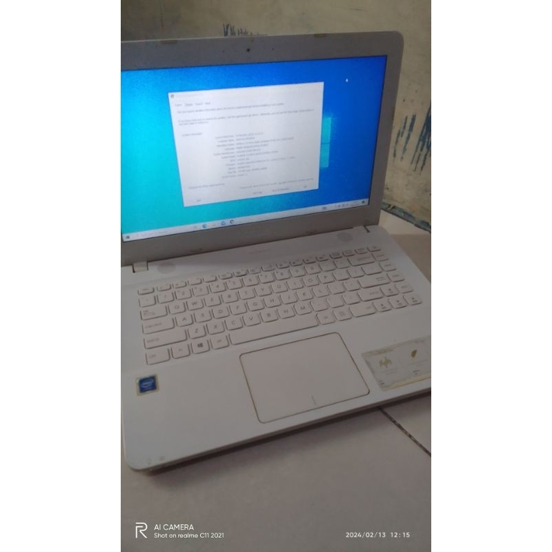 Laptop Asus x441ma second bagus terawat