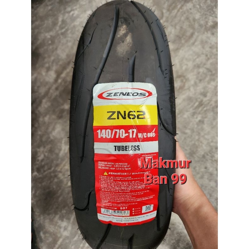 Ban Motor Zeneos ZN62 140/70-17 Tubeless