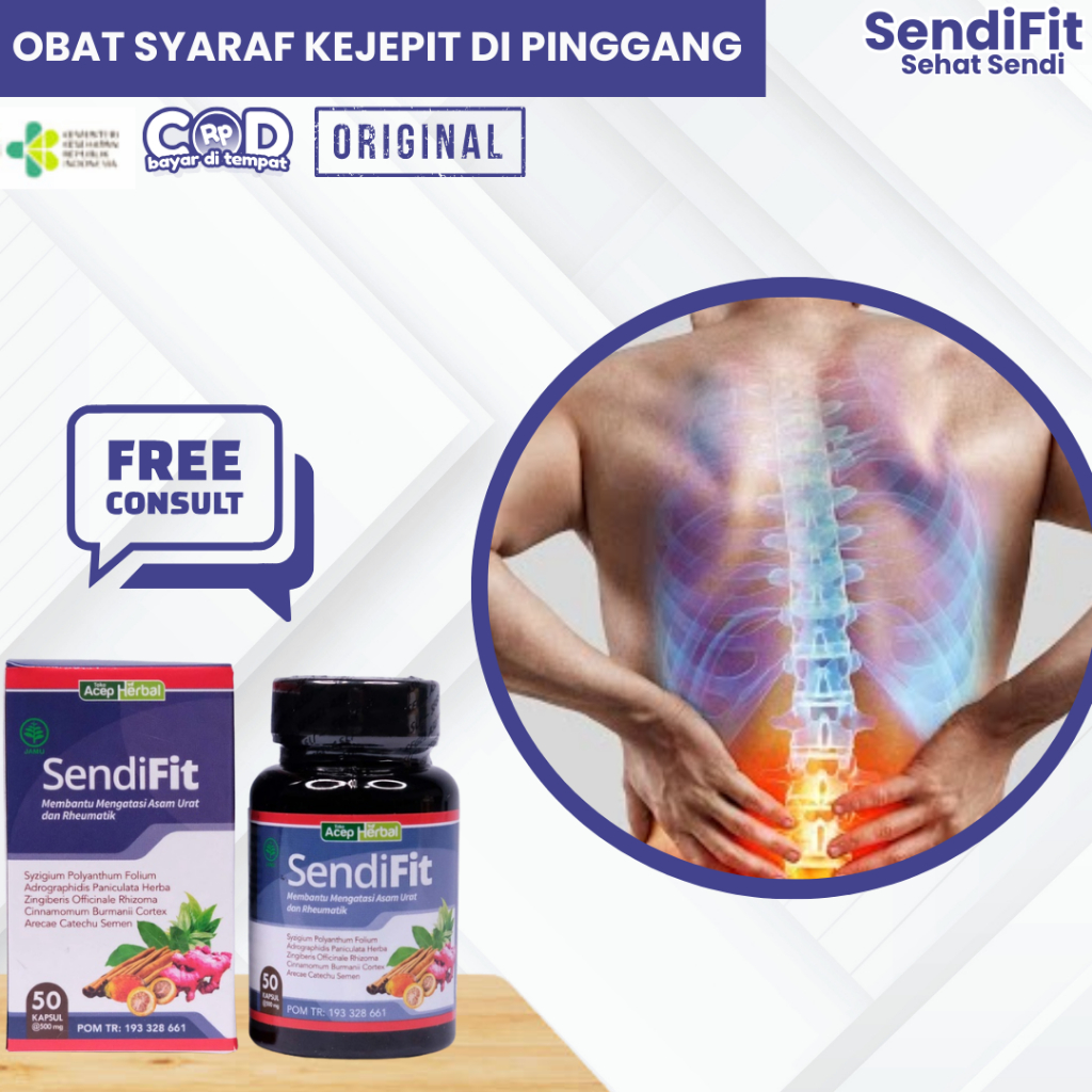 Obat Saraf Kejepit Di Pinggang, Obat Syaraf Terjepit, Obat Nyeri Pinggang Tulang Belakang, Obat Ping