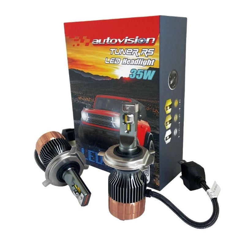 LED 3 WARNA Tunner RS AUTOVISION H4,H7,H11,HB4