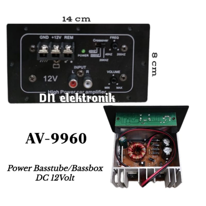 modul power kit subwoofer buat speaker 6/8/10/12 inch