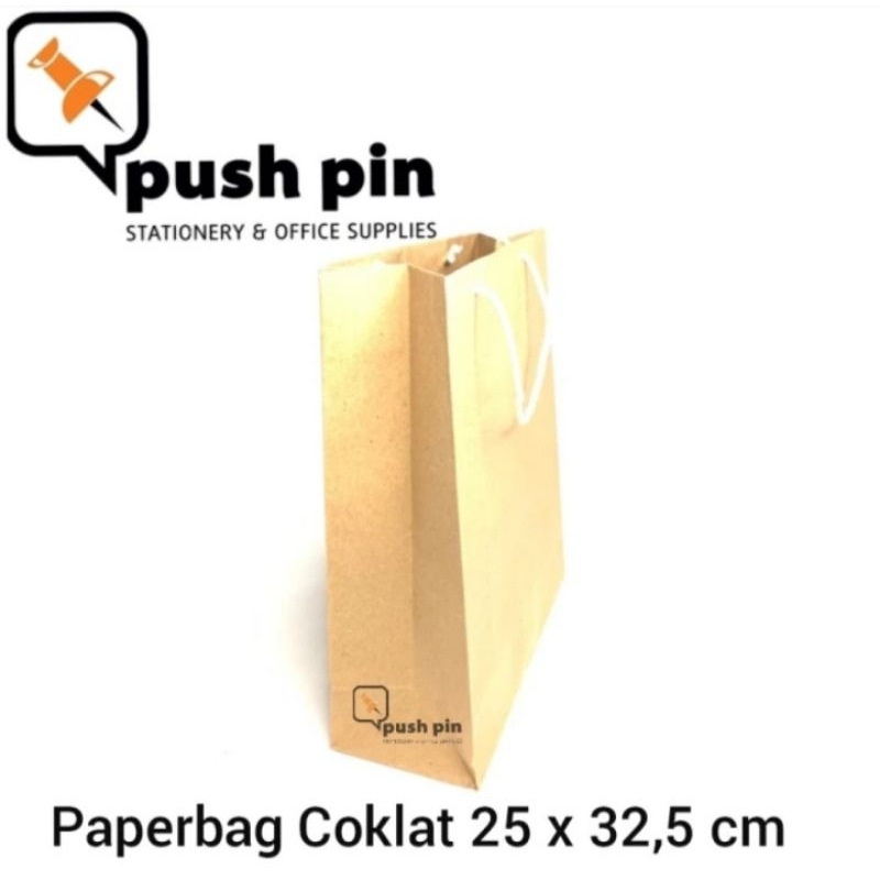 

Paperbag Coklat Polos Ukuran 25x30/32