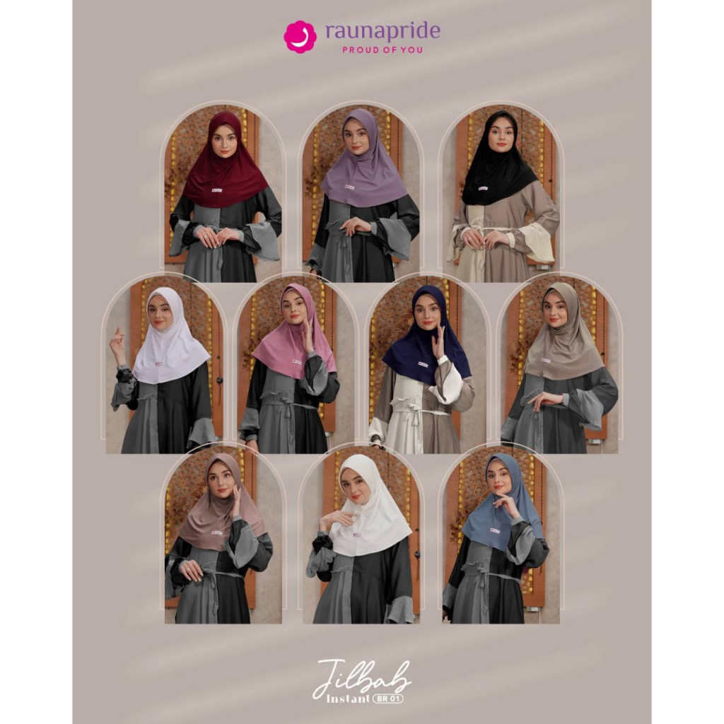 RAUNA BR 01 HIJAB BERGO