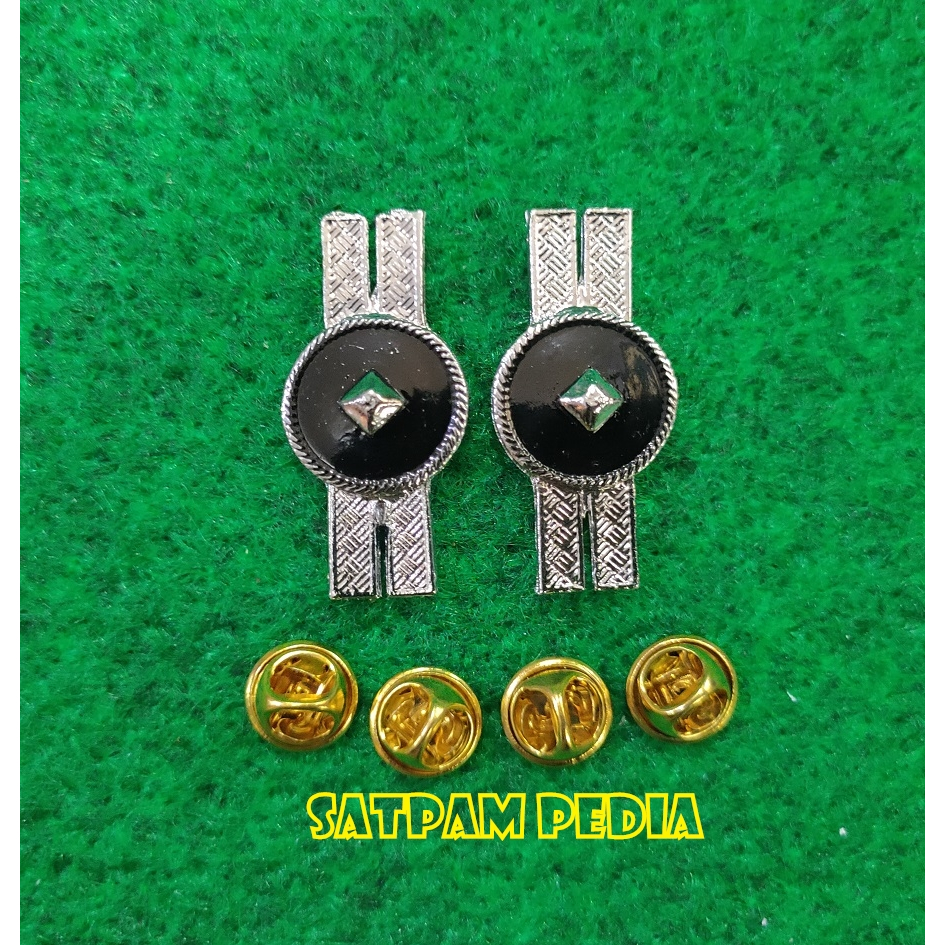 Monogram Kerah PNS Polri Gol 2A - Pin Kerah PNS Polri Gol 2A