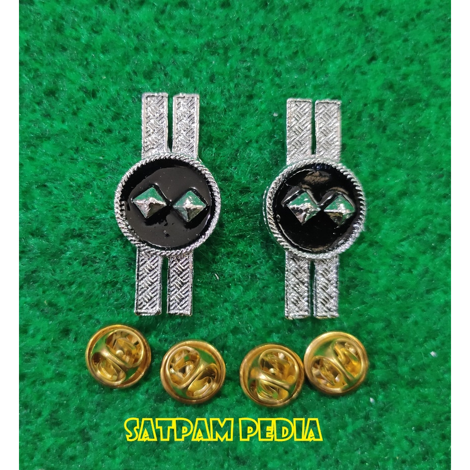 Monogram Kerah PNS Polri Gol 2B - Pin Kerah PNS Polri Gol 2B