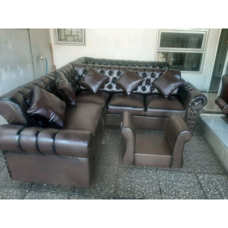 Sofa chesterfield L minimalis/sofa chesterfield/sofa minimalis/sofa chesterfield minimalis