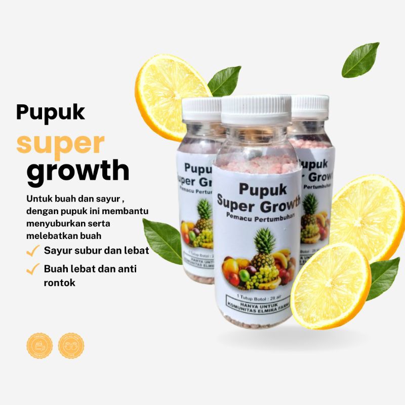 PUPUK PEMBUAHAN SUPER GROWTH BELI 1 DAPAT 10