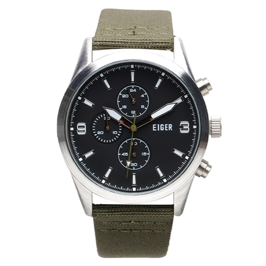 Jam Tangan eige rr1989 Glenwood Lacw Watch Silver Jam Digital Analog