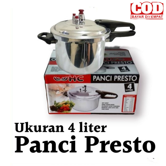 Presto 4 Liter HC/Panci Presto 4 Liter HC / Presto Aluminium HC 4 Liter promo terbaru