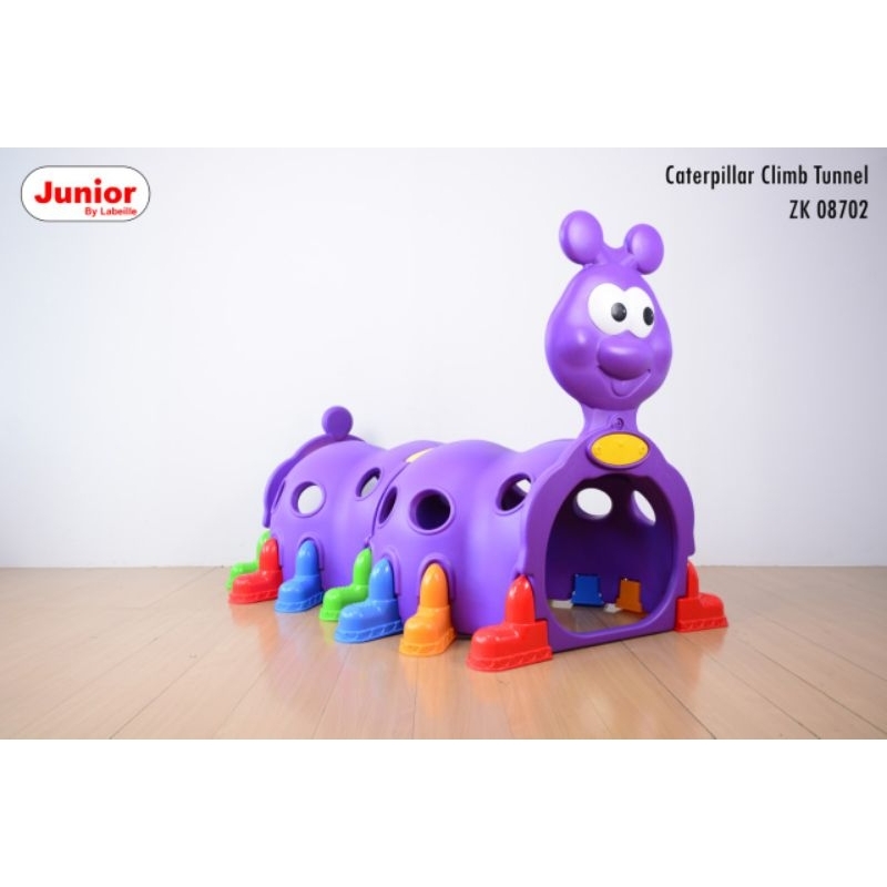 Junior ZK 08702 Caterpillar Climb Tunnel Mainan Terowongan Anak