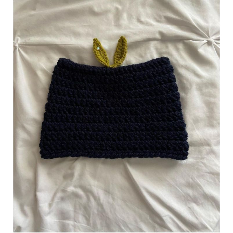 HANDMADE BLUEBERRY BEANIE CAT HAT/BLUEBERRY HAT/NEKO BEANIE/CAT BEANIE/TOPI KUPLUK CUTE/VIRAL/FASHIO