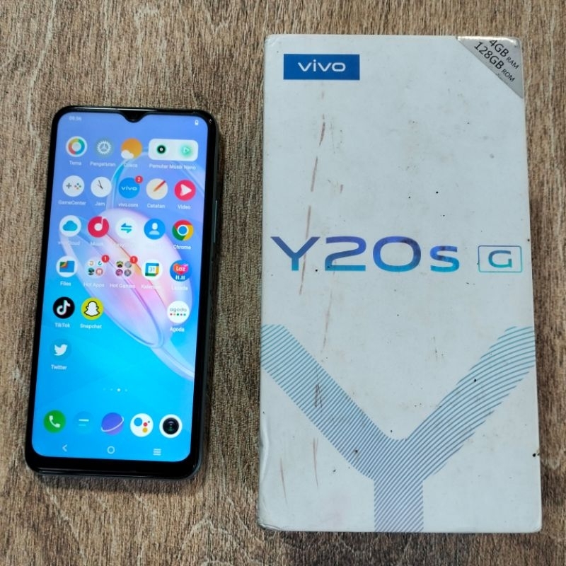 Vivo Y20S G 4/128 ori second fullset