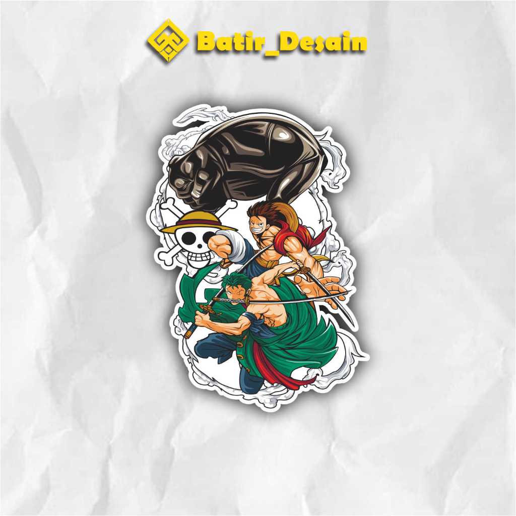 

Sticker Anime Luffy & Roronoa Zoro One Piece | Sticker Anime One piece ukuran +-7 cm