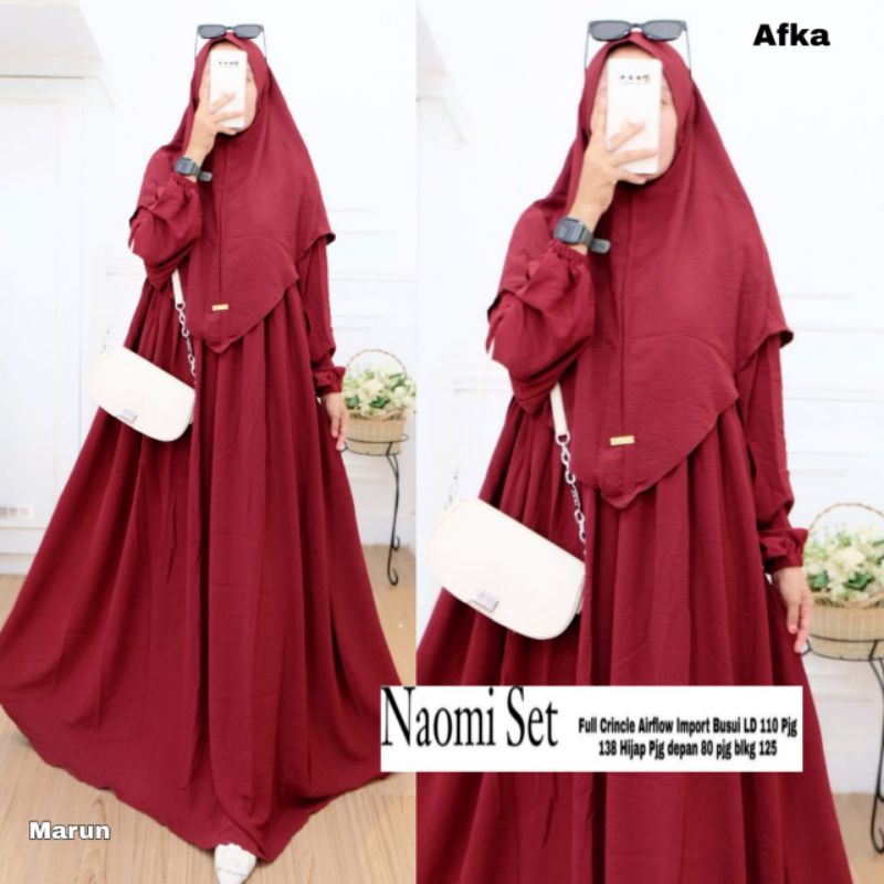 Naomi Syari Set Crinkle Afka SALE