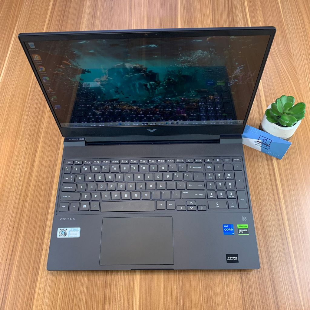 VICTUS BY HP I5 GEN 12 NVIDIA RTX 3050 RAM 16GB SSD 512GB BEKAS SECOND