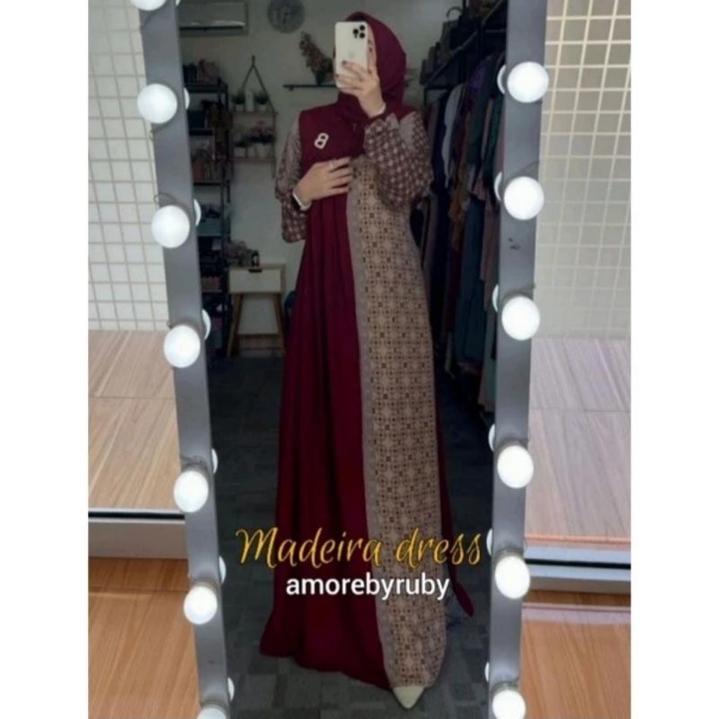 Gamis Ori Amore by Ruby/Gamis Muslimah/Gamis Muslim/Gamis Bestseller/Madeira Dress/Ameena Dress/Arum