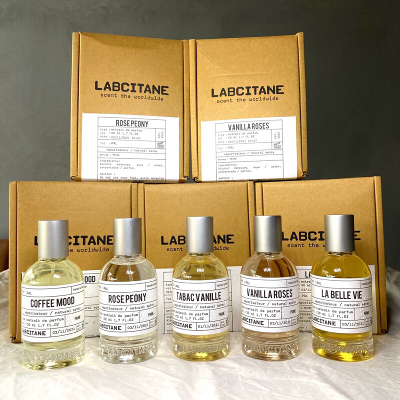 Labcitane - Extrait De Parfum | Vanilla Roses | Coffee Mood | Rose Peony | Tabac Vanille | La Belle 