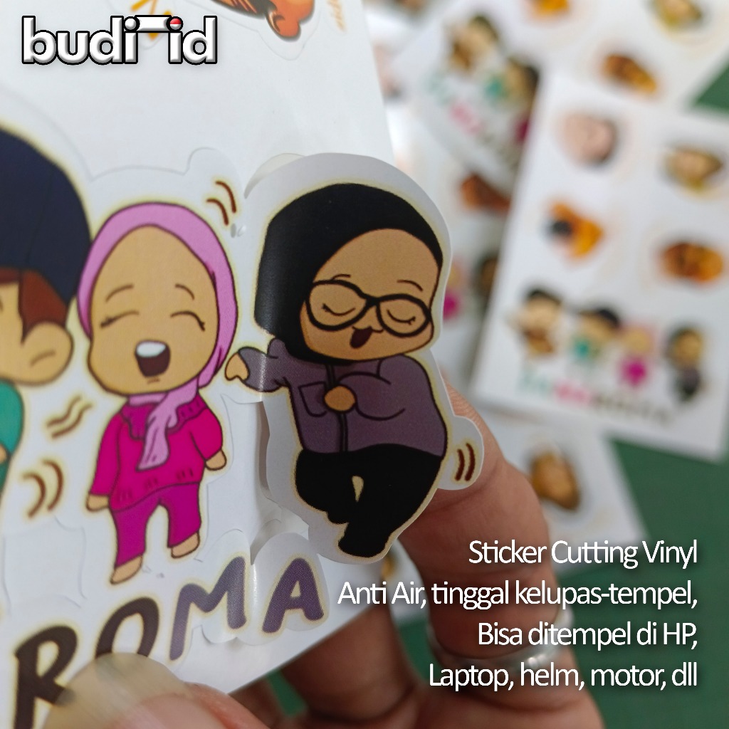 

Sticker Pack PANAROMA Cutting HP Helm Motor Anti Luntur