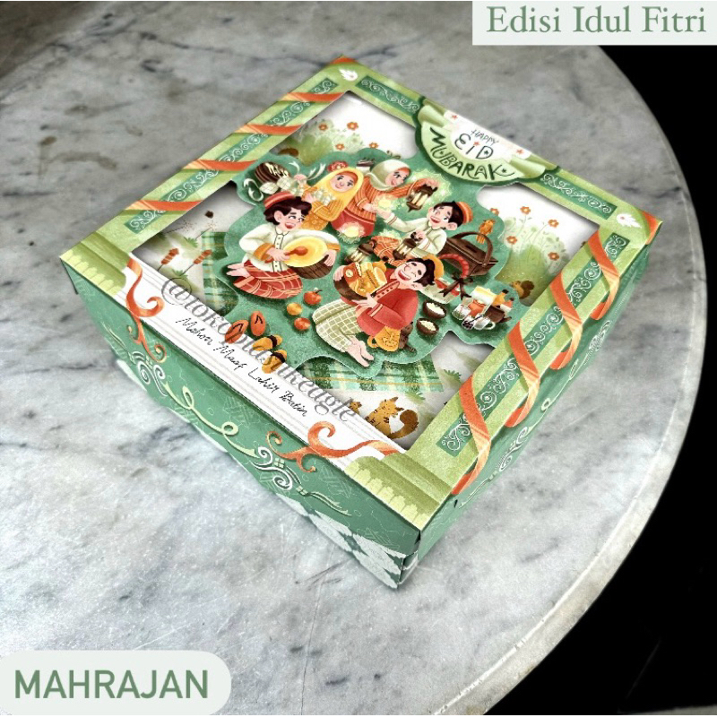 

[EDISI IDUL FITRI] Dus Lebaran “MAHRAJAN” 22x22x10cm