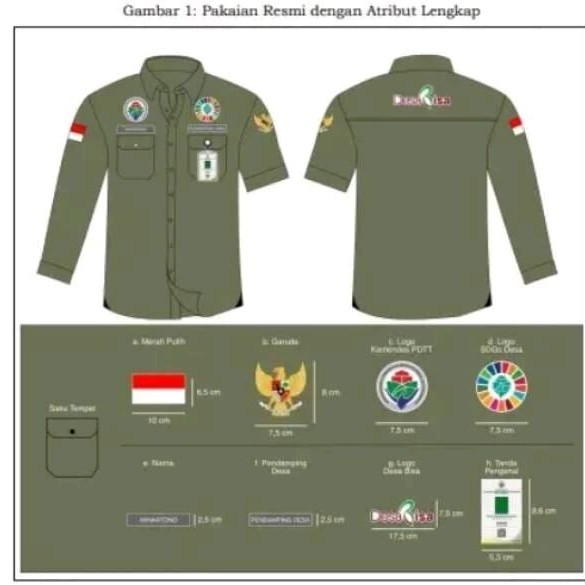 Kemeja Pendamping Desa TPID Kemendes