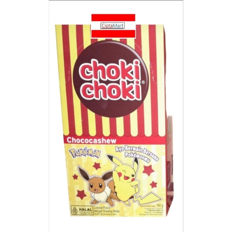 

Choki Choki Chocochasew 20 stik x 9 gr (180gr)