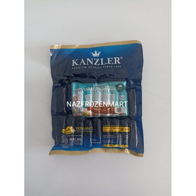 

Kanzler Sosis Beef Cocktail 250 gr