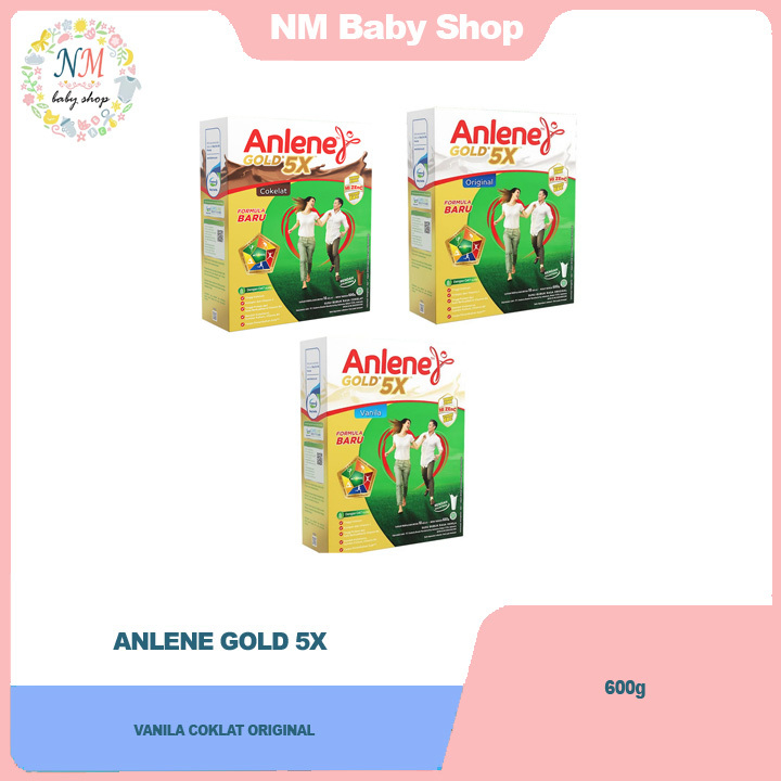 

ANLENE GOLD 5X 600GR SUSU BUBUK DEWASA 600 GR SSKD NM