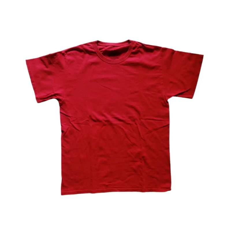 Kaos Polos Merah Fruit Of The Loom