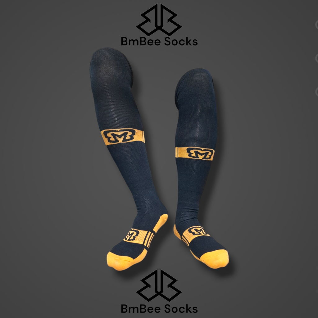 Kaos Kaki Bola / Futsal MBB APPAREL ORIGINAL HITAM GOLD