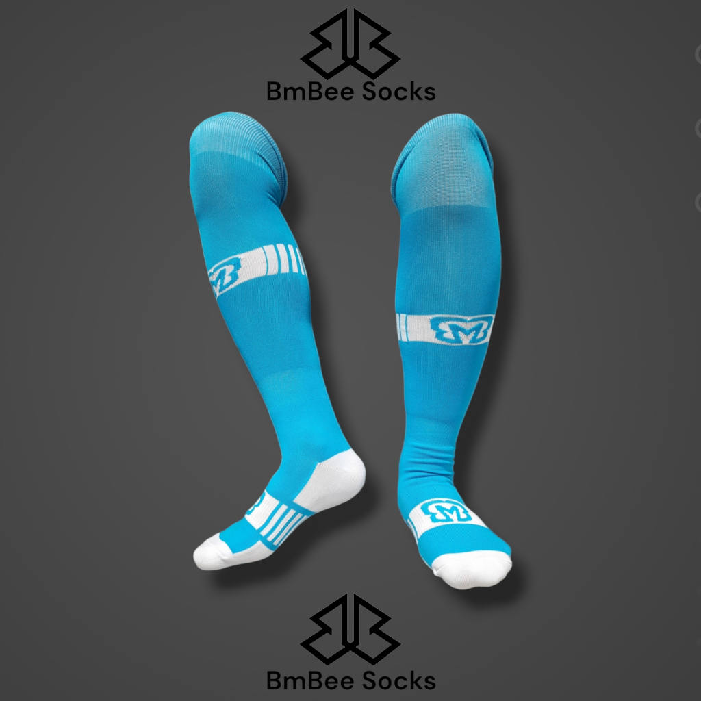 Kaos Kaki Bola / Futsal MBB APPAREL ORIGINAL BIRU MUDA