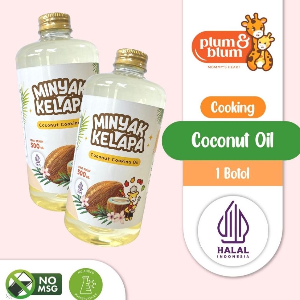

Cuci gudang Plum Blum Coconut Cooking Oil Minyak MPASI BB Booster 5 gram