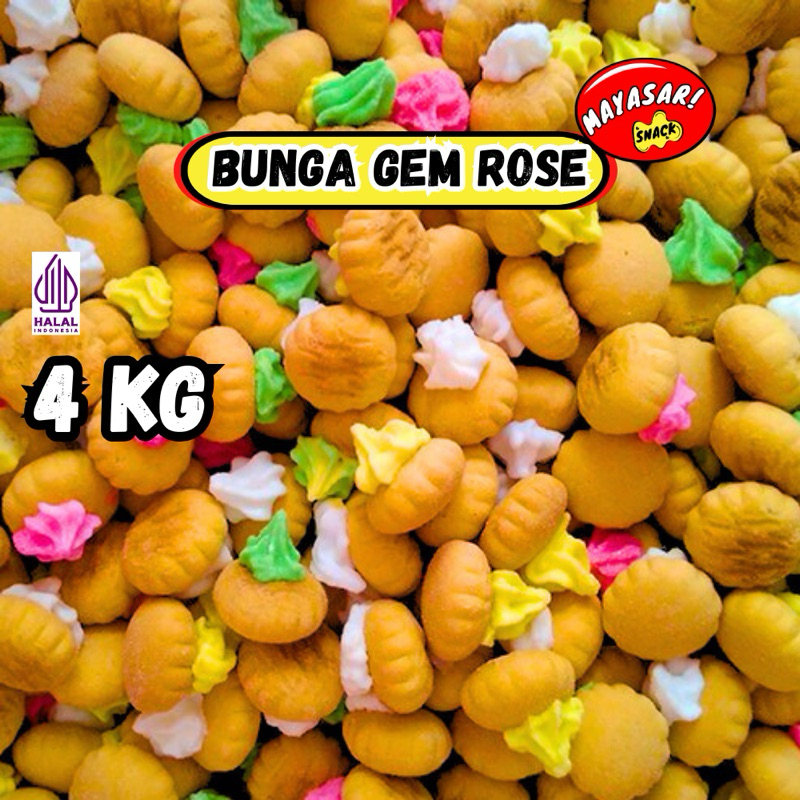 

[BALL] BISKUIT KUE BUNGA GEM KUE JADUL KILOAN 4kg