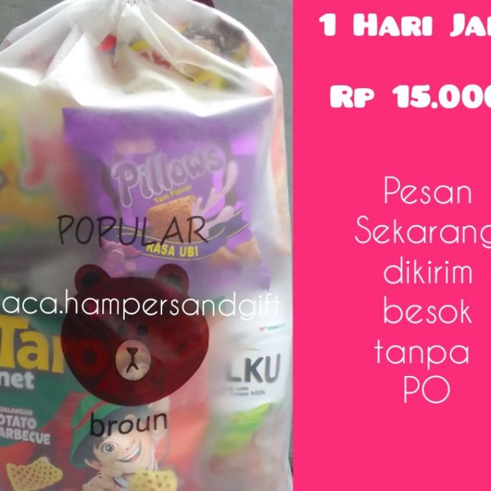 

Terbaru Snack ulang tahun anak murah paket hampers anak murah paket Snack ulang tahun anak