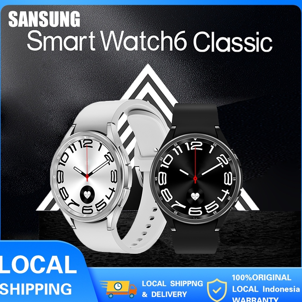 KODE U68V Bisa CODSANSUNG Galaxy Watch6 152inch Jam Tangan Pria IOS  Android LED HD Screen Health Ch