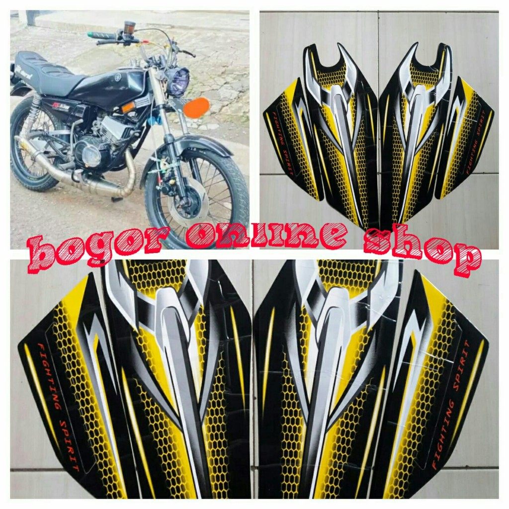 stiker striping motor rx king 2007 kuning