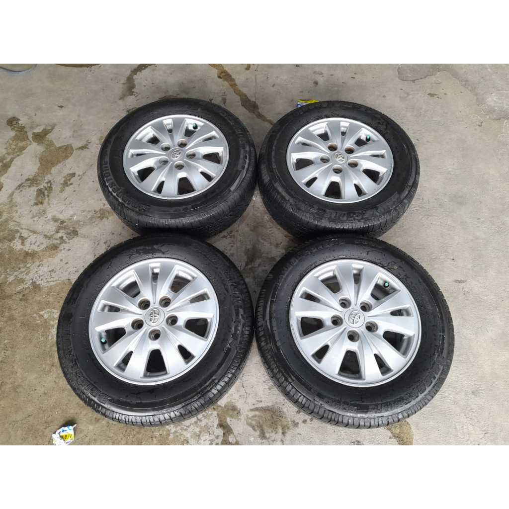 VELG MOBIL SEKEN R15 LUBANG 5 STD INOVA R15X6 5X114 ET45 BAN BS 205 65 R15 2020