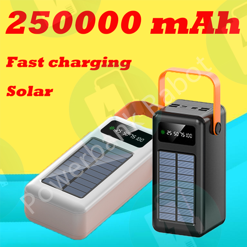 Powerbank BK powerbank 250000mah ori robot power bank 500000mah power bank solar cell