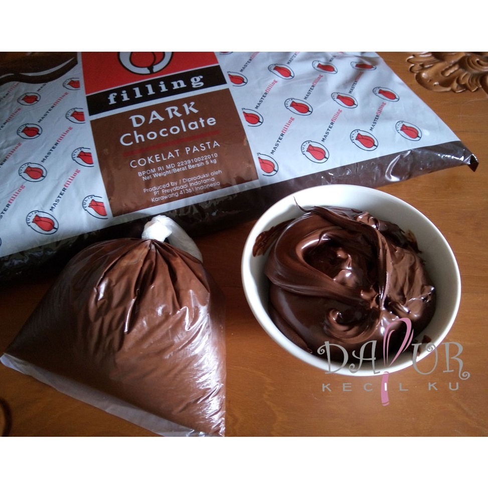 

XPRESS Choco filling Tulip 5 gram repack Dark cokelat fiiling pasta 5gr coklat filling