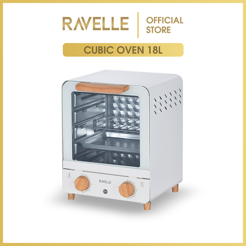 Ravelle Cubic Oven Listrik Low Watt 18L- Oven Electric Aesthetic