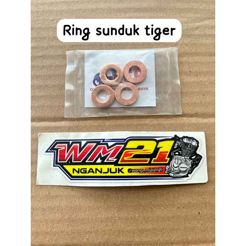 satu set ring kop baut sunduk tusuk sate ancer mesin tiger revo tirev