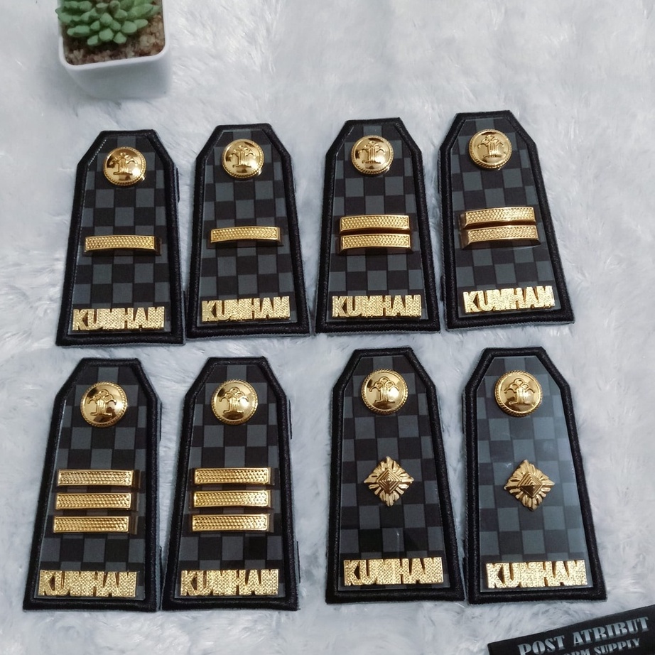 Terbaru Pangkat PDU KUMHAM Golongan 3A3D PDU Logam akrilik Terbaru  Pangkat KUMHAM TERBARU  Atribut 