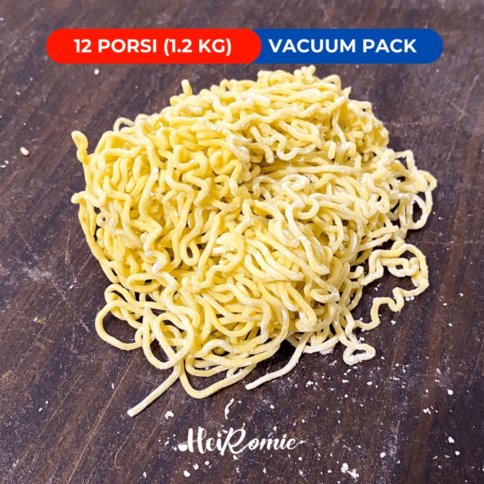 

NEW Vacuum Pack Mie Mentah Keriting Telur Ayam Super