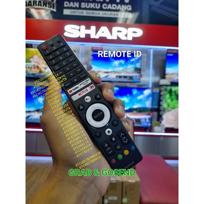 Remote Tv Sharp Android Google Tv Non Voice