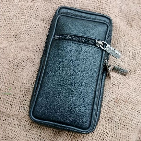 SARUNG HP UKURAN 7INCH BAHAN KULIT ASLI