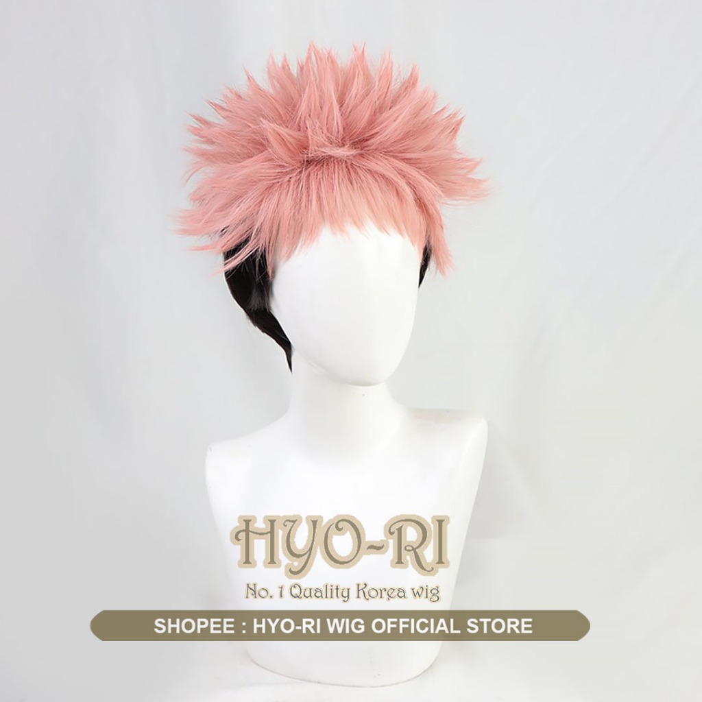 HYO-RI WIG : WIG ITADORI YUJI WIG YUJI ITADORI WIG ITADORI YUUJI WIG YUUJI ITADORI WIG COSPLAY ANIME