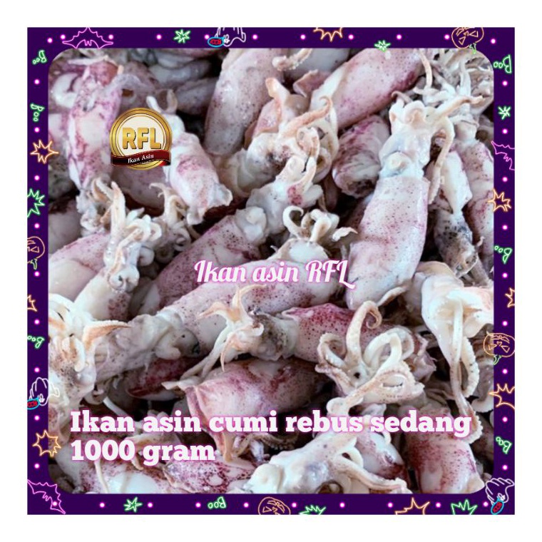 

DISKON ikan asin cumi asin cumi rebus sedang 1 gram