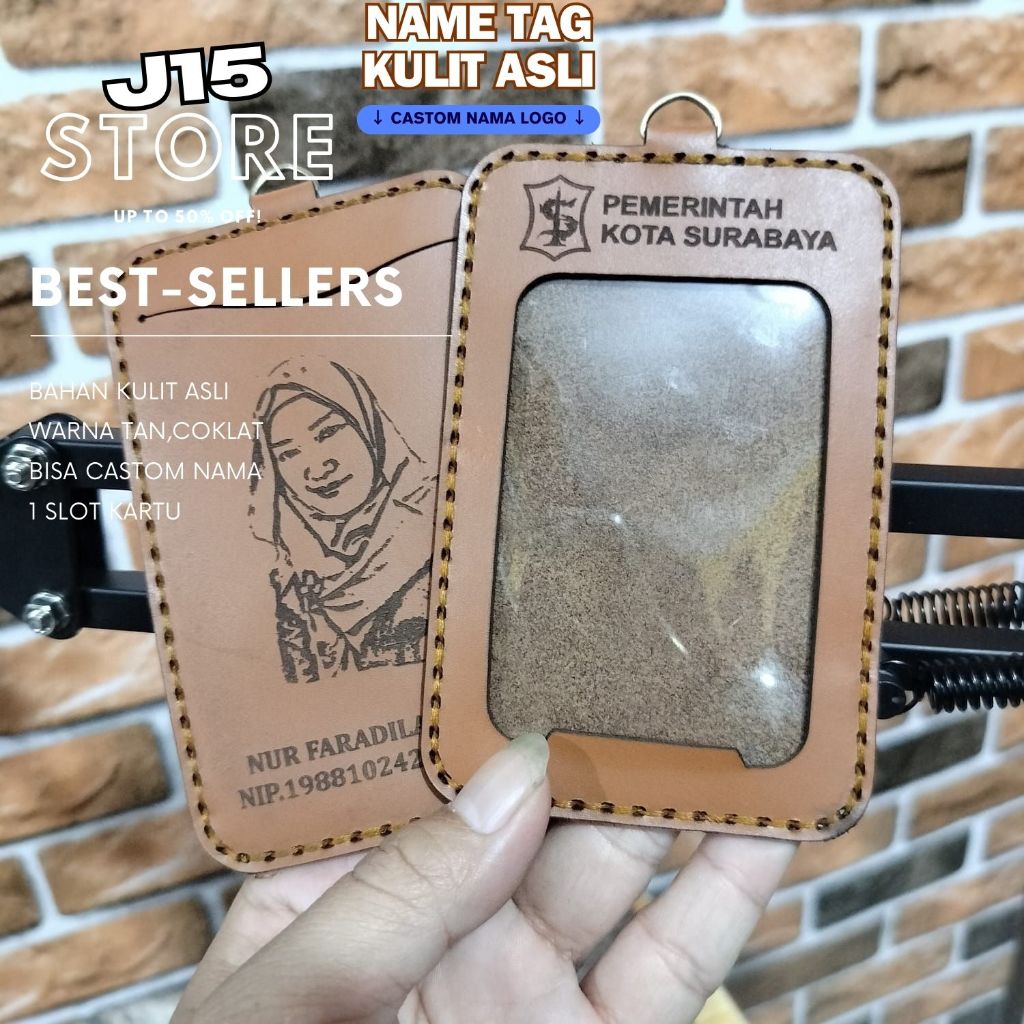 

⭐⭐⭐⭐⭐ ID CARD HOLDER KULIT NAME TAG KULIT CUSTOM NAMA LOGO PERUSAHAAN