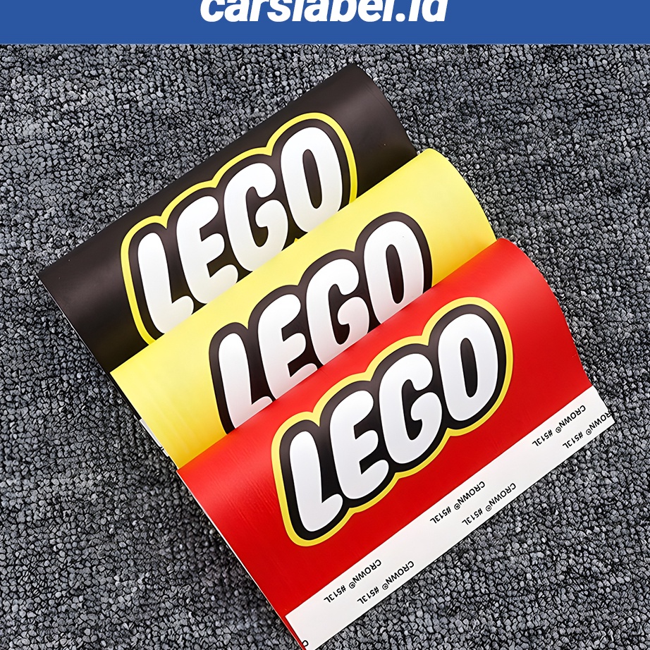 

COD NEWPRODUCT LEGO Label Tag Mobil Variasi Penutup Pintu Bagasi Hiasan Stiker Lego Mobil Viral
