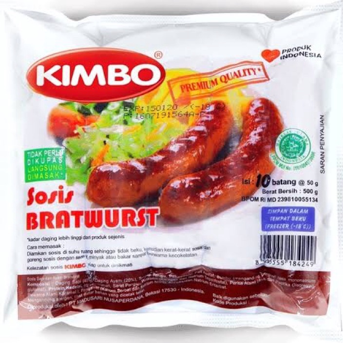 

Terlaku kimbo bratwurst orginal isi 1